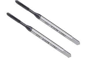 CoCud Spiral Point Taps, Metric M2 x 0.4 Thread, TICN Coated High Speed Steel DIN371/376 Screw Milling Threading Tap - (Appli