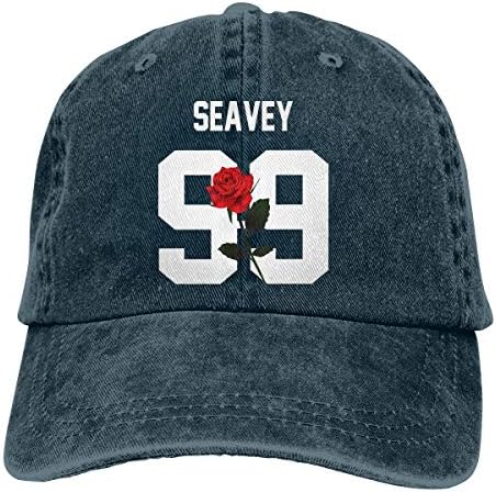 Amerltees Daniel 99 Seavey Unisex Vintage Washed Distressed Baseball-Cap Twill Adjustable Dad-Hat Black