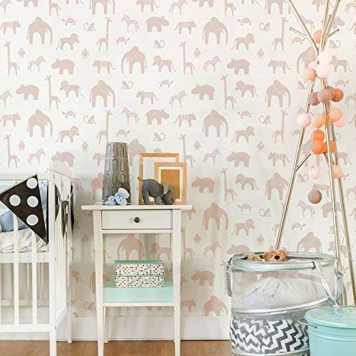 Zoo Safari Large Wall Stencil For Painting Xl Size 24 X39 5 Animal Stencils For Kids Room Buy Online In Moldova At Moldova Desertcart Com Productid 49320248