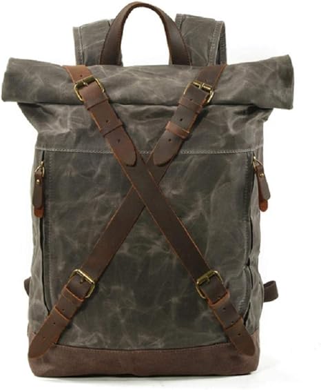 luxury canvas backpack