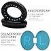 Bose Replacement Ear Pads Kit - Compatible with Bose Quiet Comfort 35 (QC35) and QuietComfort 35 II (QC35 II) Headphones. Complete with QC35 Shaped Scrims with 'L and R' Lettering QC35/QC35 II Ear Pad