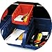 Performance Tool W5190 10-Bin Wall Mount Storage Rack, Blue