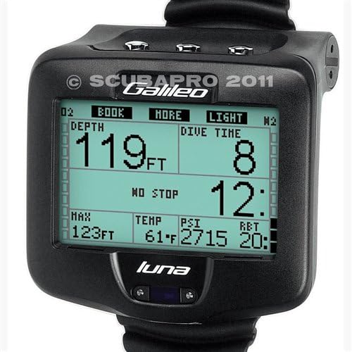Uwatec Galileo Luna Hose-Less Wrist Dive Computer