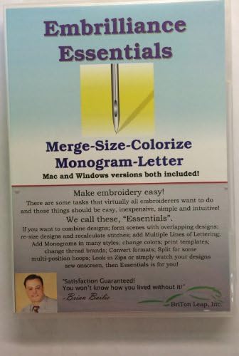 Embrilliance Essentials Merge-Size-Colorize Monogram-Letter