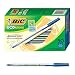 BIC Ecolutions Round Stic Ballpoint Pen, Medium Point (1.0mm), Blue, 50-Count primary