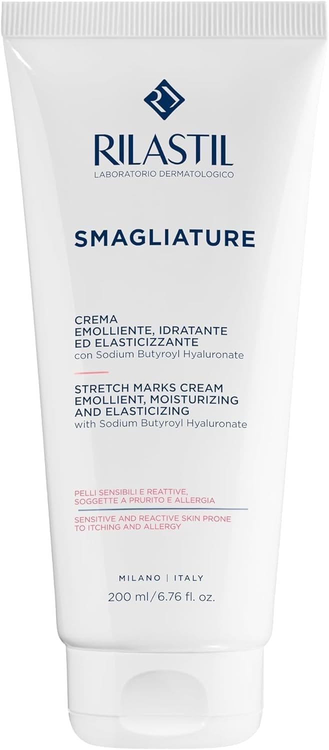 Rilastil Women's Anti-Stretch Mark Cream 200ml Sensitive Skin Pregnancy