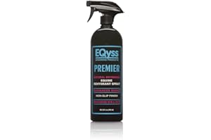 EQyss Premier Equine Horse Spray - Moisturizes Skin and Coat, Enhances Shine and Detangles, Prevents Dry Skin - Non-Slip, Rep