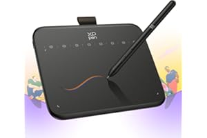 XPPen Deco 640 Drawing Tablet with 16384 Pressure Levels Sensitivity Battery-Free Stylus 6*4 Inch OSU Drawing Pad Graphic Tab