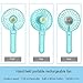 Anpress Handheld Fan, Air Cooling Personal Fan USB/18650 Rechargable Battery Operated Fan with Adjustable Stepless Speeds for Home Office & Indoor Outdoor Activities (Blue)
