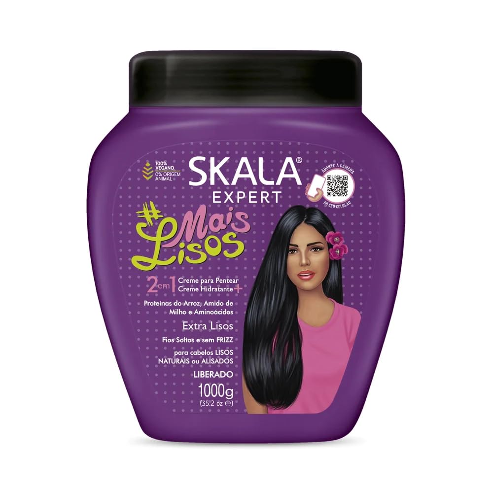 Smooth & Sleek Hair - Extra Lisos Conditioner - Skala - 1000ml - Anti-Frizz & Straightening Formula