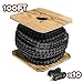 Jeremywell 41 Roller Chain 100 Feet with 10 Connecting Links for Go Karts, Mini Bikes, Scooters, ATV, MTV, Dirt Bike and Other Industrial Machinery