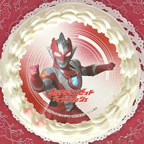 Amazon ウルトラマンゼット ベータスマッシュ 特典缶バッジ付き ウルトラマンｚ ホールケーキ 5号 4 6人分 プリロール ケーキ 洋菓子 通販