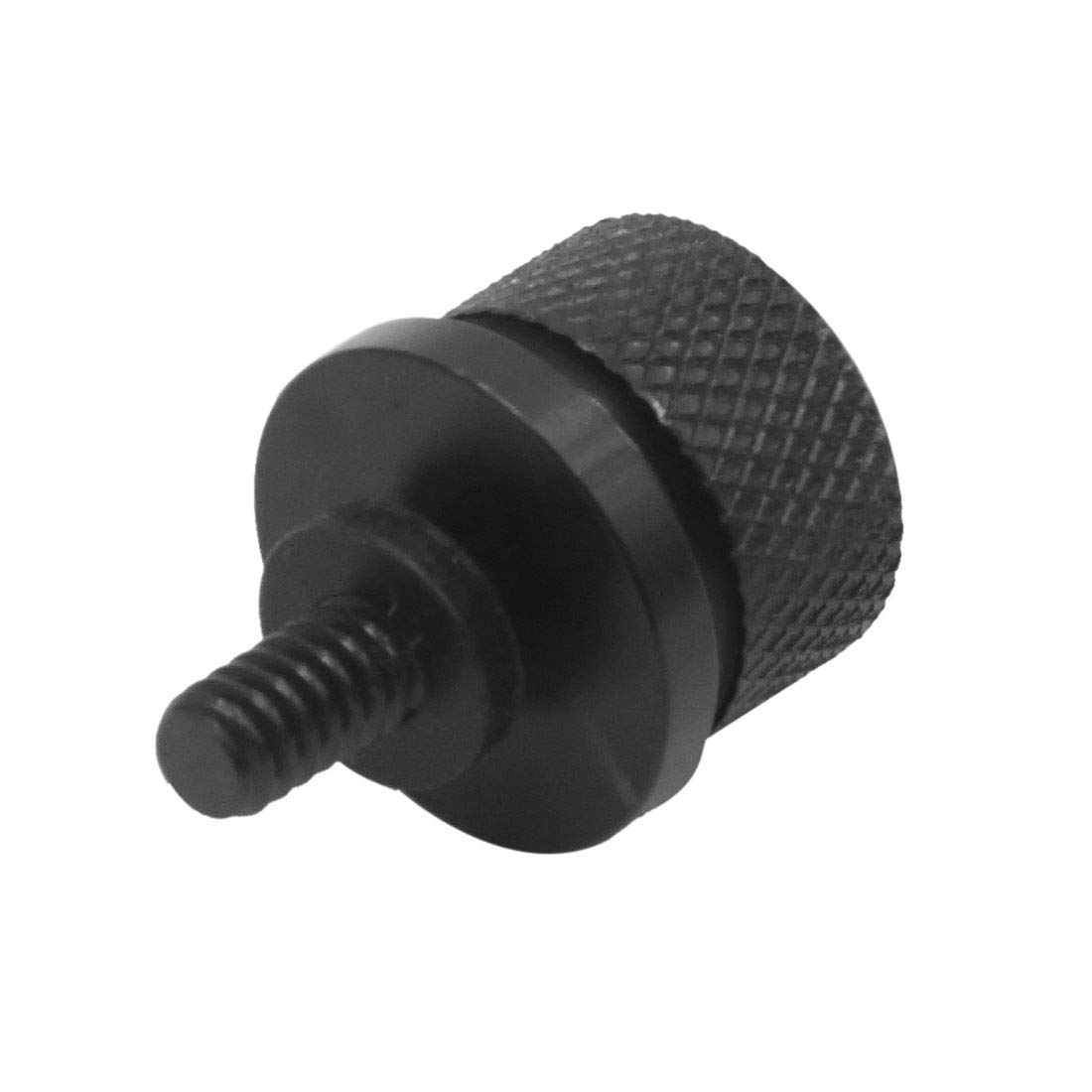 sourcing map Black Aluminium Alloy Motorcycle Seat Mount Bolt Screw Cap Nut for Harley Davidson