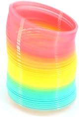 D.A.Y. Republic Magic Rainbow Spring Coil 7.5cm Bouncing Fidget Toy Kids Party view 8