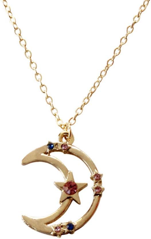 METTU Sailor Moon Guardian Star Pendant Necklace Nine Planets Fashion Jewelry Science Lovers Gifts, Graduation Gifts, Birthday Gifts