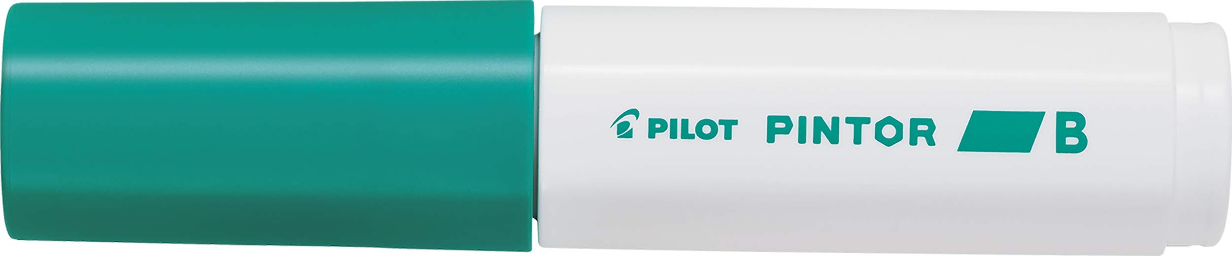 Pilot Pintor Broad Line Chisel Point Marker 8mm Tip- Green (Pack of 6)