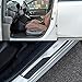 Stainless Steel Door Sill Scuff Plate Cover for Honda CR-V CRV 2017 2018 [Blue/Silver] (Blue)