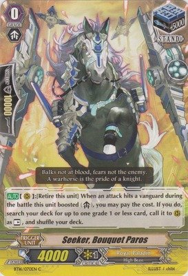 Cardfight!! Vanguard TCG - Seeker, Bouqet Paros (BT16/070EN) - Booster Set 16: Legion of Dragons & Blades ver.E