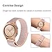 Band for Samsung Galaxy Watch 42mm / Active 40mm,TRUMiRR 20mm Hook & Loop Watchband Woven Nylon Strap Quick Release Bracelet for Gear Sport, Gear S2 Classic, Garmin Vivoactive 3, Ticwatch 2/E
