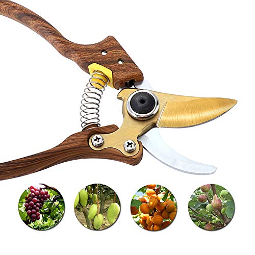 Pruning Shears 8.5" Pruners Heavy Duty Gardening Shears