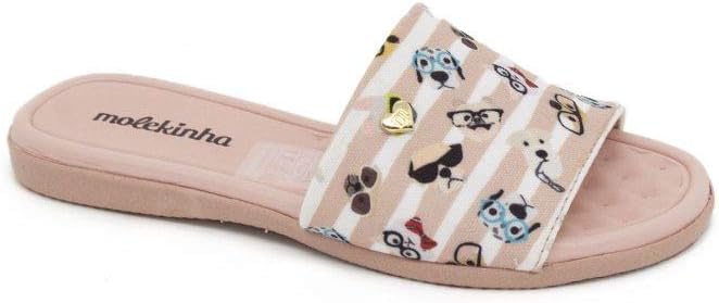 chinelo molekinha infantil