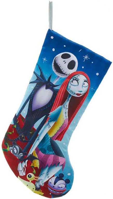 Stockings & Holders - Kurt Adler Nightmare Before Christmas Jack and Sally Stocking Standard