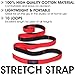 Yes4All Ankle Resistance Bands with Cuffs, Adjustable Ankle Strap Attachment with 45LBS, 50LBS, and 55LBS Resistance Bands, Padding Holder Strap for Kickbacks and Hip Glute Training Exercises