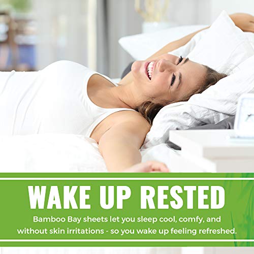 BAMBOO BAY 6Piece Bamboo Sheet Set (10 Colors) Soft, Breathable