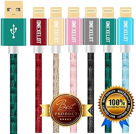 Lightning Cable iPhone Charger to USB for iPhone 7 / 7 Plus / 6s / 6s Plus / 6 / 6 Plus / 5 / 5s / 5c, iPad mini / Air / Pro iPod touch Car Charger cable (GREEN)