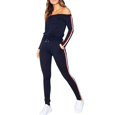 Women Fashion Tracksuit Sweatshirt Top Pant Sets Sport Wear Yoga Casual Suit