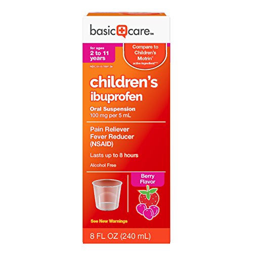 Basic care children s ibuprofen oral suspension, 8 ounc…