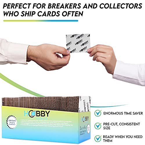 Hobby Armor Trading Card Shipping Protectors 3.5" x 4.5" Premium