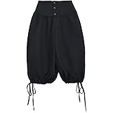 Men's Pirate Shorts Mens Knickers Colonial Pants Renaissance Costume Viking Shorts