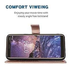 FDCWTSH Compatible with Nokia 7 Plus Wallet Case