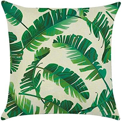 JujubeZAO Pillow Case, Monstera Leaf Flower Throw Pillow Case Cushion Cover Sofa Bed Car Cafe Decor For Home Fashion 3#