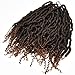 Bomb Twist Crochet Hair Pre Looped Spring Twist Curly Ends Fluffy Hair Extensions(14inch,#1B/30,6pcs)