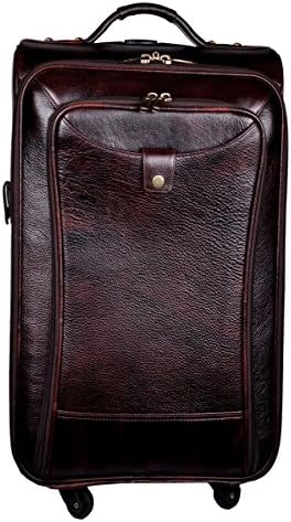 Hidekin Men's Set In With The Ophiuchi - I Travel Briefcase Leather Luggage Bag Free Size Black