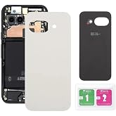 Back Panel Battery Door Glass Cover Replacement for Google Pixel 9a, Porcelain