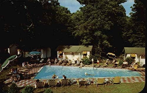 Brookside Cabins Motel Lake George New York Ny Original Vintage