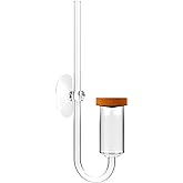 Fzone Neo CO2 Diffuser with Customized Ceramic from South Korea(S-13mm) | Fine Mist CO₂ Output, High CO₂ Saturation, Premium Clear Glass Construction, 3 Sizes for Plant Fish Tank