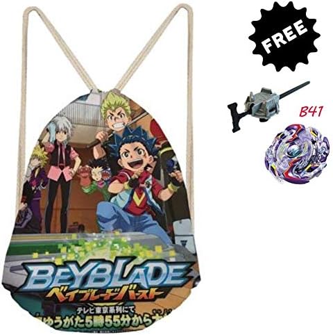 Manalo Beyblade Backpack with Beyblade Burst and Beyblades Launcher INCLUDED AS A FREE GIFT!!!,(C)