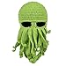 Vbiger Beard Hat Beanie Hat Knit Hat Winter Warm Octopus Hat Windproof Funny for Men & Women One Size Green
