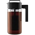 TAKEYA Patented Deluxe Cold Brew Coffee Maker, One Quart, Black