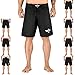 Elite Sports NEW ITEM Black Jack Series Fight Shorts,Premium Black,XX-Large
