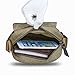 Harwish Men's Multifunctional Canvas Messenger Handbag Outdoor Sports Over Shoulder Crossbody Side Bag