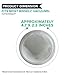 Think Crucial Replacement Vacuum Filters - Compatible with Featherweight Filter Parts for Bissel Vacuum Cleaner Models - Pair or Replace with Part 32045, 3204E, 32019 - Bulk (4 Pack)
