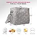 Stroller Organizer Bag with Extra Large Storage.Travel Bag with Shoulder Strap for Carrying Bottles,Diapers,Toys and Snacks.Insulated Cooling System,Cup Holder & Storage Pockets