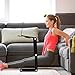 Laptop Desk, Foldable Sturdy Aluminum Laptop Table, Adjustable Laptop Stand for Bed and Sofa, Cozy Desk in Bed, Light Weight Foldable Desk Tray Stand Up/Sitting with 2 CPU Cooling Fans and Mouse Pad