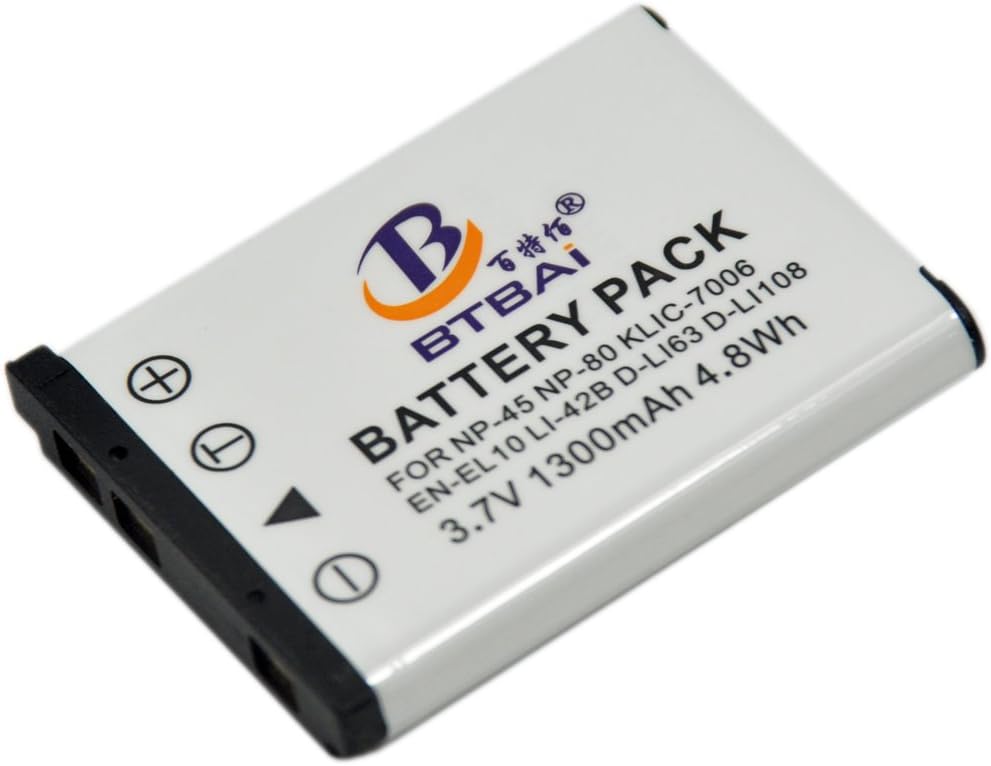 BTBAI 3x Camera Battery for LI-40B LI40B LI-42B LI42B Stylus 720SW 730 740 750 760 780 820 830 840 TG-310 TG-320 Tough 725SW X-785 X-790 X-795 X-800 X-905 X-915 X-920 X-935 X-960 X-970 u 1040 k1a - Image 3