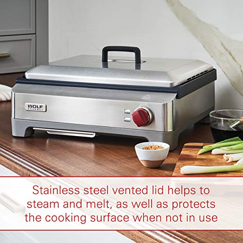 Wolf Gourmet Precision Electric Griddle, Indoor Grill, 200 sq. in